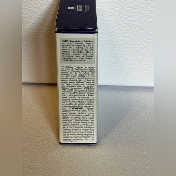 🆕 KIEHL’S Retinol Fast Release Wrinkle-Reducing Night Serum NIB / Sealed - Picture 3 of 9
